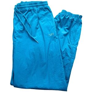VTG‎ Northern Reflections men nylon pants teal lined XL retro outdoor 90s warmup
